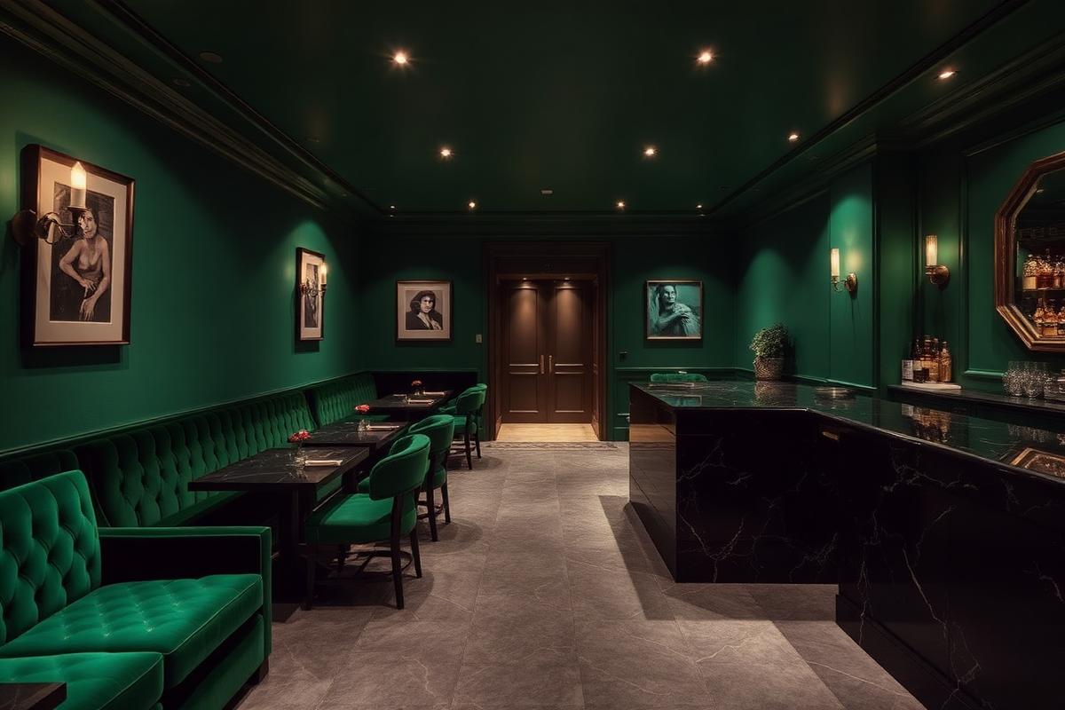 Emerald Lounge at The Raffles Residences Boston