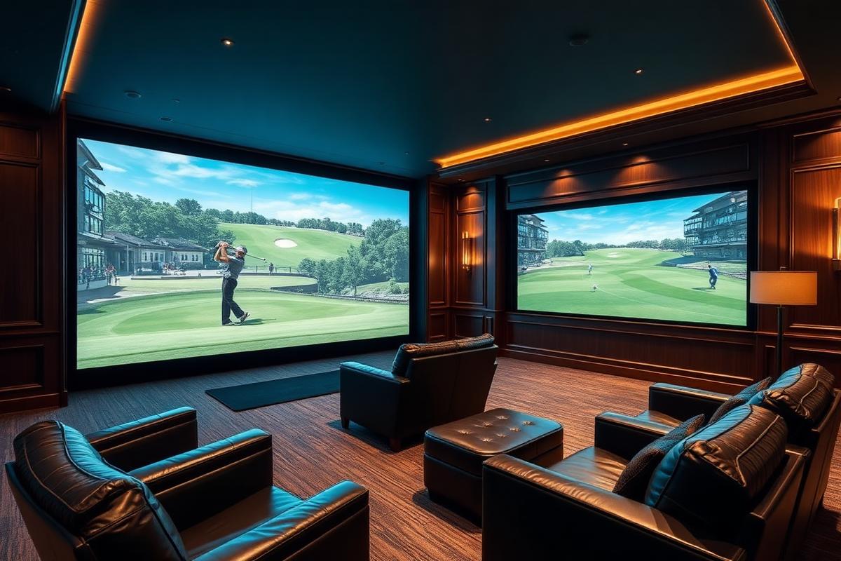 Sports Simulator at The Raffles Residences Boston